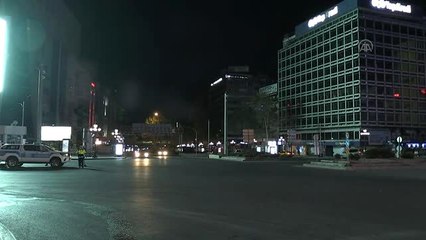 Başkentte sokağa çıkma kısıtlaması sonrası durum