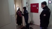 Erzurum'da polis ve jandarmanın duygulandıran Anneler Günü ziyaretleri