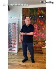 A ritmo de rap, Anthony Hopkins se une a TikTok con un divertido reto viral