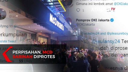 Sejumlah Orang Berkumpul di Perpisahan McD Sarinah, Netizen Protes