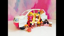 L.O.L Surprise COLOR CHANGING Lil Sisters Dolls and Musical Fisher Price SUV-