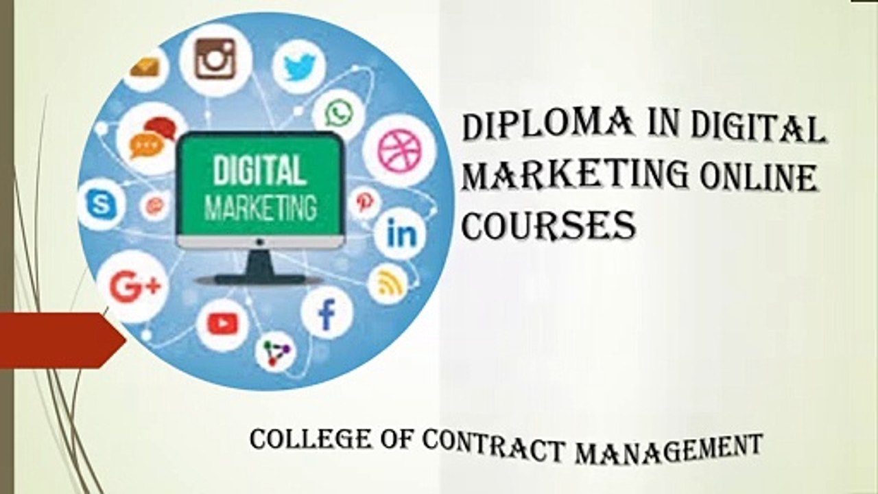 DIPLOMA IN Digital marketing online courses