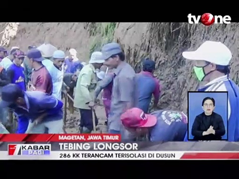 Tebing Setinggi 100 Meter di Lereng Gunung Lawu Longsor