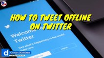 Tweet Offline on Twitter | | How to tweet without internet on Twitter || Twitter SMS Features in Hindi