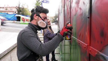 Başkent’in Gri Duvarları Artık Rengarenk