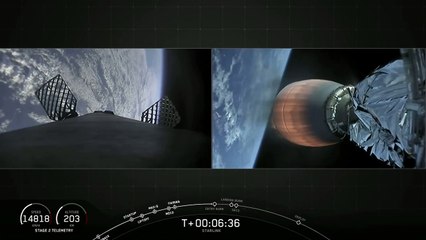 UFO Starlink Mission over ISS