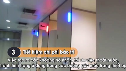 Tại sao nhà vệ sinh công cộng lại có những khoảng trống hở?