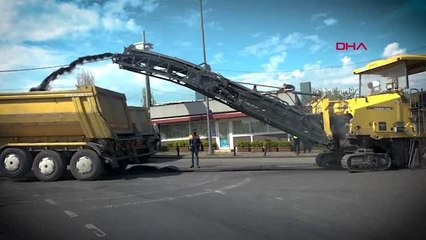 İSTANBUL Beşiktaş'ta altyapı yenilemeleri asfalt çalışmalarıyla devam ediyor