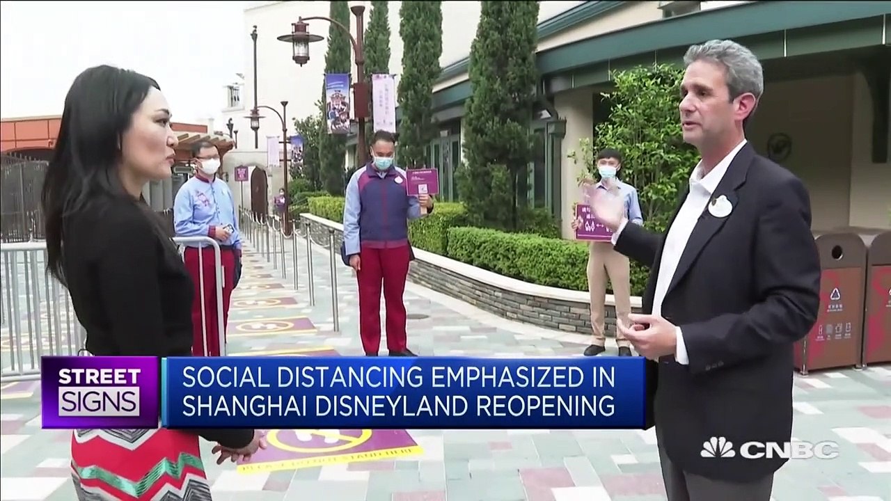 Coronavirus - Le parc Disneyland de Shanghai a rouvert aujourd’hui ses portes au public - Il s’agit du premier site Disney dans le monde à accueillir à nouveau des visiteurs depuis le début de l’épidémie - VIDEO