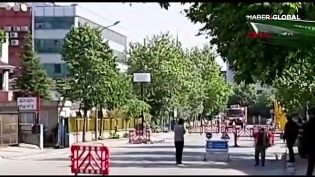 Ümraniye'de kazı çalışması sırasında doğal gaz borusu patladı