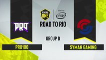 CSGO - pro100 vs. Syman Gaming [Dust2] Map 1 - ESL One Road to Rio - Group B - CIS