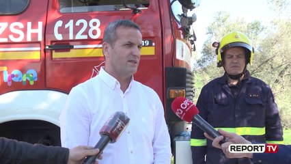 Zjarr i qëllimshëm në Sauk, digjen ullishte, shkurre dhe ferra flet shefi i zjarrefiksve Goxhaj