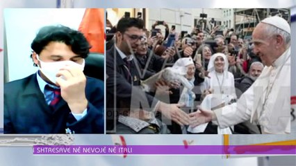 Top News - Shqiptari takon Papën/ Çfarë më tha për flamurin Shqiptar