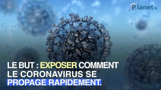 Covid-19 : une expérience illustre la transmission du virus lors d'un repas