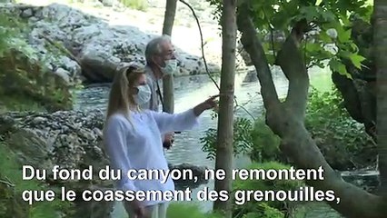 Dans les gorges de l'Ardèche, derniers instants de tranquillité avant le retour des hommes