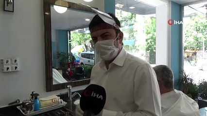 Diyarbakır'da berber dükkanları hizmet vermeye başladı