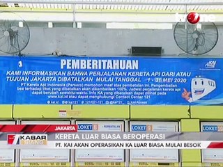 PT KAI Akan Operasikan KA Luar Biasa Mulai Besok