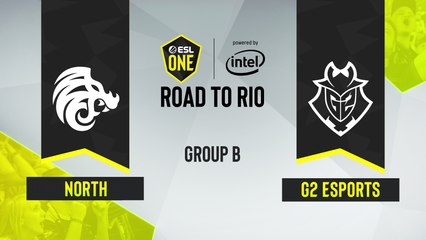 CSGO - G2 Esports vs. North [Dust2] Map 2 - ESL One Road to Rio - Group B - EU