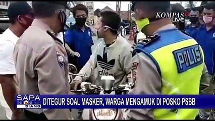 Viral! Pria Ini Ngamuk saat Ditegor Pakai Masker!