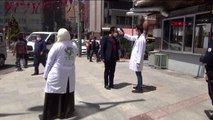 Gaziantep'te, maskesiz girişin yasak olduğu caddelerde yoğunluk