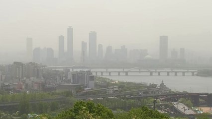 [날씨] 불청객 황사...수도권 19일 만에 '미세먼지특보' / YTN