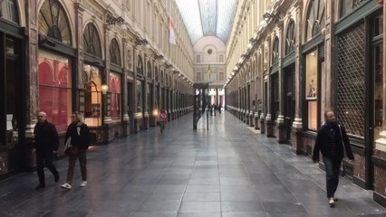 La réouverture aux Galeries Royales, Bruxelles (vidéo Germani)