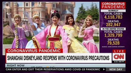 Shanghai Disneyland reopens with social distancing measures in place