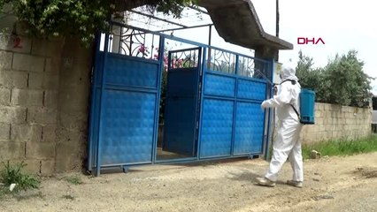 Gaziantep'in İslahiye ilçesinde 2 ev, karantinaya alındı