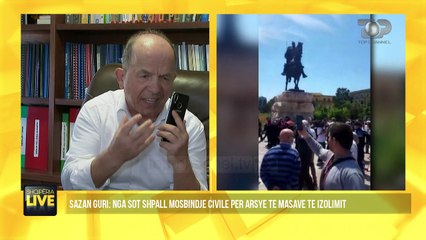Sazan Guri tregon të vërtetën e arrestimit të tij në protestë - Shqipëria Live, 7 Maj 2020