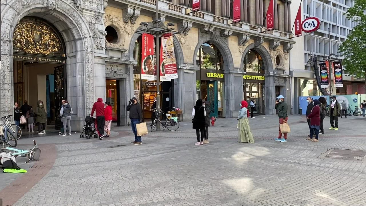 Réouverture des commerces - Anvers
