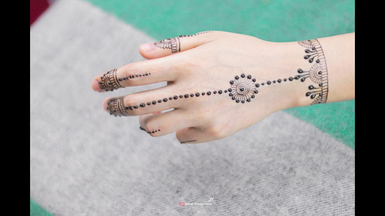 Simple Back Hand Mehndi Design For Beginners Simple Mehndi Design For Eid Video Dailymotion