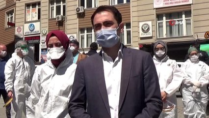 Artvin'de berber ve kuaförlere Covid-19 testi yapıldı