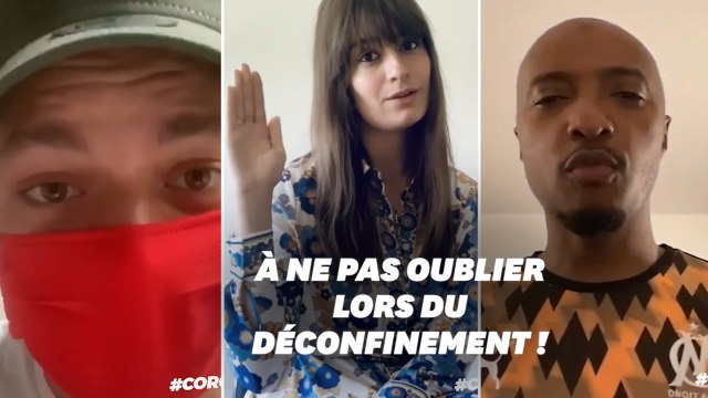 Pour le déconfinement, des dizaines de personnalités rappellent les gestes barrière