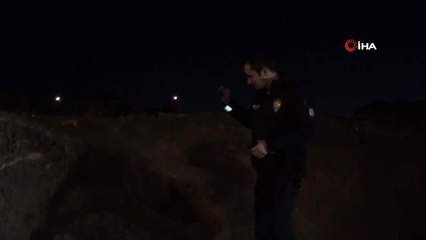 Sahur'da vakti kaçak kazı girişimi