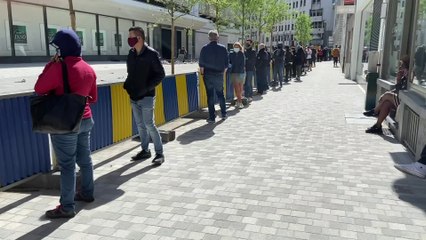 Réouverture des commerces - Rue Neuve