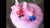 PINK COTTON CANDY Making Machine with PEPPA Pig Toys-