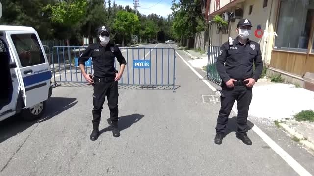 Gaziantep'te bir mahalleye giriş çıkışlar kapatıldı