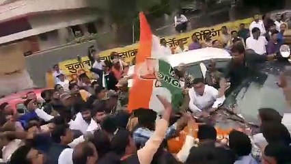राजभवन के लिए रवाना हुआ सीएम भूपेश बघेल का काफिला