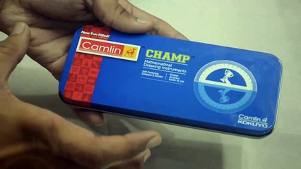 Camlin Champ Geomatry box unboxing and Review