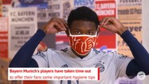 Bayern Munich stars share hygiene tips during COVID-19 pandemic