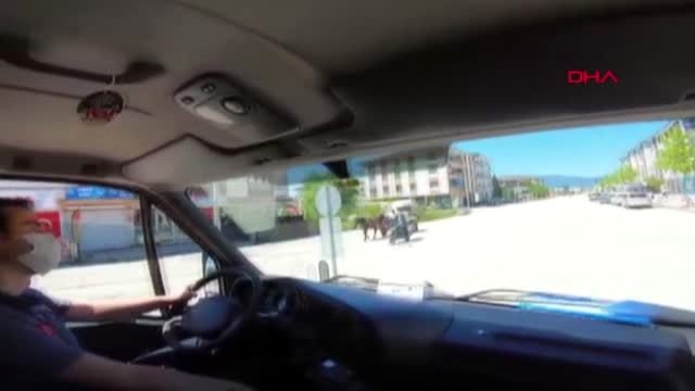 DÜZCE İtfaiyeciler, doğum gününde Metehan'ı sevindirdi