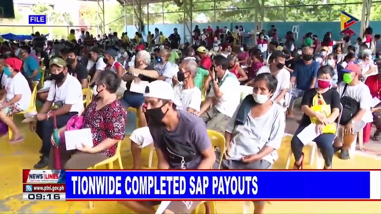 90.86% of LGUs nationwide completed SAP payouts