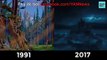Sự khác nhau giữa Beauty and the Beast 1991 và 2017