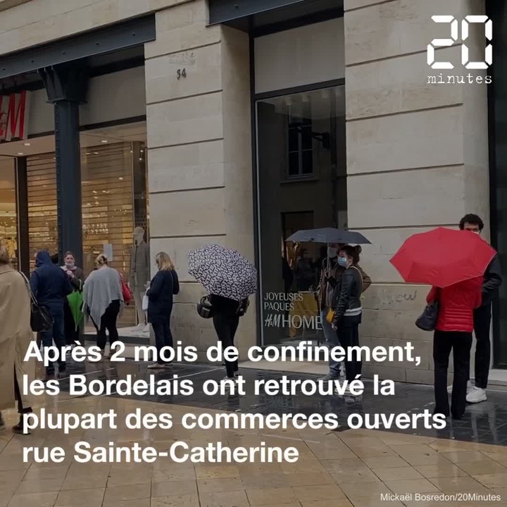 Déconfinement: Les Bordelais retrouvent la plupart de leurs commerces