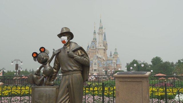Shanghai Disneyland reopens with coronavirus precautions