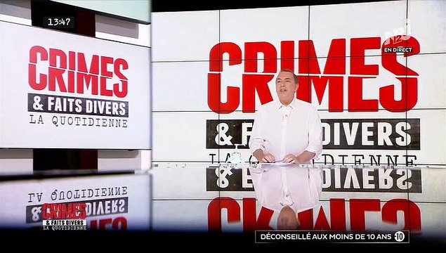 En plateau, en direct et avec des invités, la quotidienne de Crimes et faits divers a fait son retour à 13h35 sur NRJ 12: Jean-Marc Morandini explique dans quelles conditions