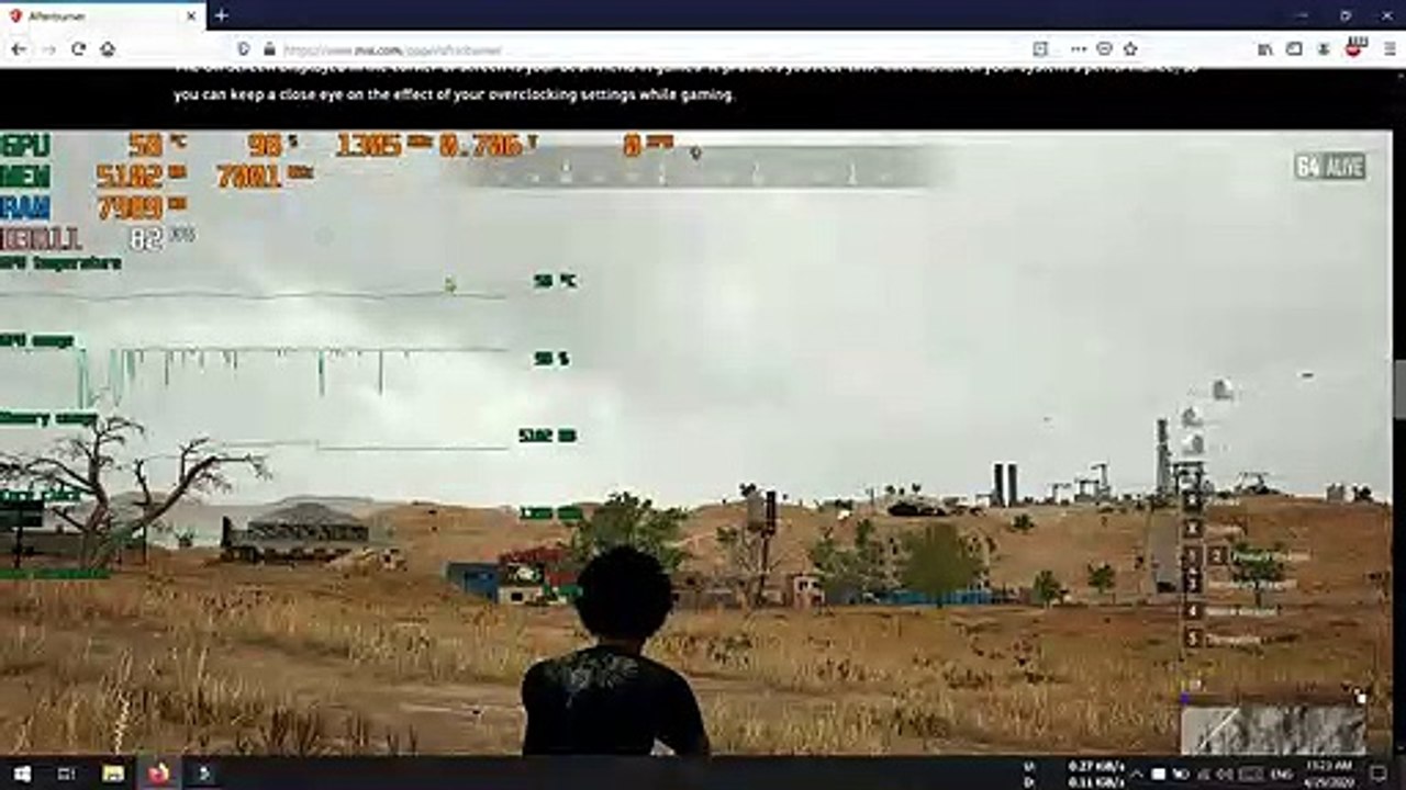 How to use MSI Afterburner to display FPS and hardware information