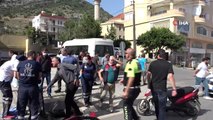 Alanya'da 2 motosiklet çarpıştı: 1'i polis, 2 yaralı