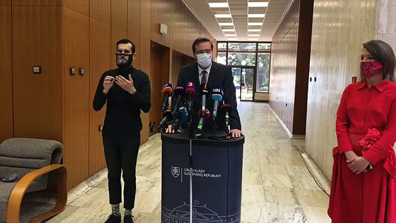 ZÁZNAM: Brífing ministra zdravotníctva SR Mareka Krajčího