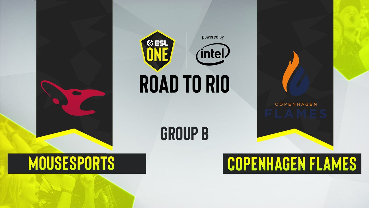CS:GO - Copenhagen Flames vs. mousesports [Overpass] Map 1 - ESL One: Road to Rio - Group B - EU